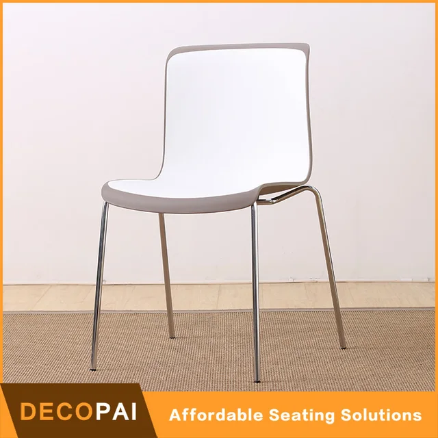 Double color dining chair for restaurant coffee shop living room