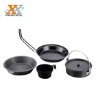 Aluminum Person Hot Sale 1 Person Hard Anodized Aluminum Mess Kit Camping Kit
