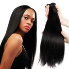100% natural raw unprocessed indian straight hair virgin remy natural human hair apply for black women