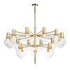 Nordic Modern Decorative Metal Brass Hanging Lamps Living Room Antique Design Glass Ball led Chandelier Pendant Lights