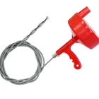 Plumbing Drain Snake, 25ft Drain Auger Clog Pipe Remover, Sewer/Bathtub Drain/Kitchen Sink Cleaner