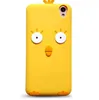 3D Yellow Silica Gel Chick Mobile Phone Case Protective Shell For iphone