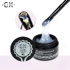 Caixuan No Wipe Glue Gel For Rhinestones, Nail Art Super Sticky Nail Glue Gel Use for Nail Tips Decoration