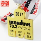 Promotion Cheap Award Souvenir Gold Custom Ironman Medal