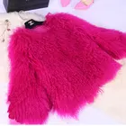 Mongolian Lamb Fur Jacket Women Winter Warm Fur Jacket Mongolian Fur Coat