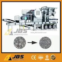 JBS Aggregate company used mobile jaw crushing plant supplier