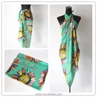 2016 Summer Sarong Beach Bikini Swimwear Cover up Sexy Wrap Pareo