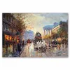Handmade Impressionist paris street scenes landscape oil painting on canvas