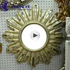 Good Price Beveled Golden Bronze Tinted Double Coated One Two-way Mirror Glass For Decoration Wall