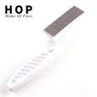 Hot sale stainless steel pet dog flea remover treatment lice comb