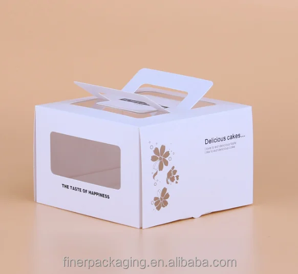 Papierkasten lebensmittelverpackungen schönes design papier kuchen box verpackung