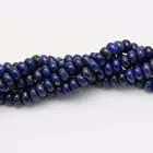 2.0mm Large Hole Hot Selling Rondelle Lapis Lazuli Gemstone Loose Beads Approximate 8 Inch