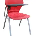 plastic student chair with tablet arm