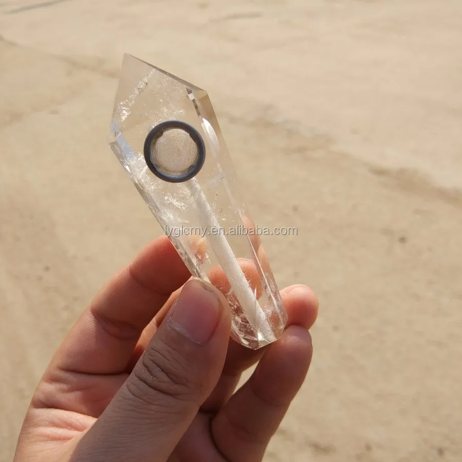 quartz smoking pipe healing crystal crafts - buy crystal cheap
