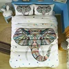 Elephant design bedding set for boys bedding set custom print DIY crib bedding set for baby girl