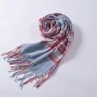 100%Acrylic lightweight wide plain woven scarf decorative wrap spring summer