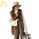 Wholesale Faux fur Girl's Fashion Warm Good Vest High Quality Cheap Price Hot Products fur pelt