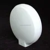 high quality round white hand blown glass with hole for cylinder glass light cover
