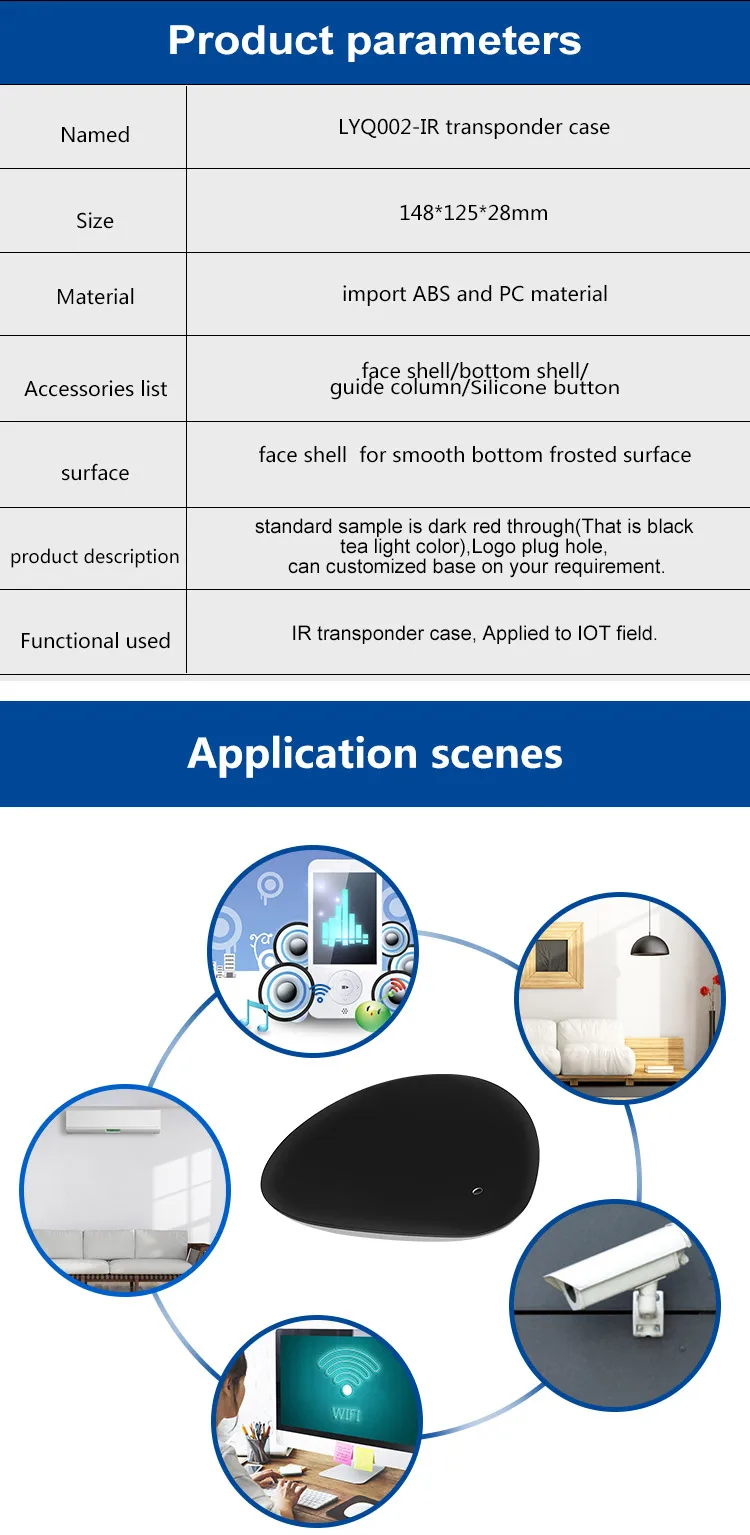 Shenzhen factory ZIGBEE smart home High Quality Plastic wireless WIFI router shell - ANKUX.COM
