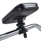 Waterproof big double zipper motorcycle phone holder waterproof holder mount and case for mobile phone