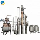 500l alcohol distillation copper boiler multi column distillation plant distiller for vodka, gin, brandy, rum, whiskey