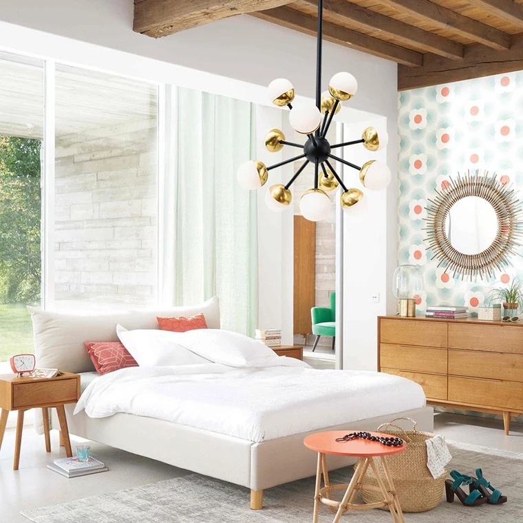 Simple Modern Circular Led Pendant Light Designer Nordic minimalist modern Retro American Industrial restaurant LED chandeliers