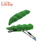 Silicone Pencil Case Pea Pencil Bag for Students Soft Pens Pouch