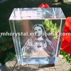 Jesus 3D LASER ETCHED CRYSTALS Religious MH-F0155
