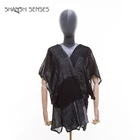 Ladies viscose cotton patchwork kimono topper stoles