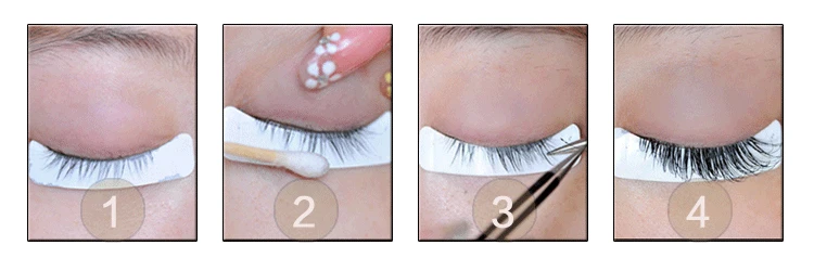 Professional grafting single cluster 10 supernatural dense false eyelashes