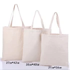 Promotional Cotton Custom Printed Canvas Tote Shopping Bag With Personalized Custom Printed Logo