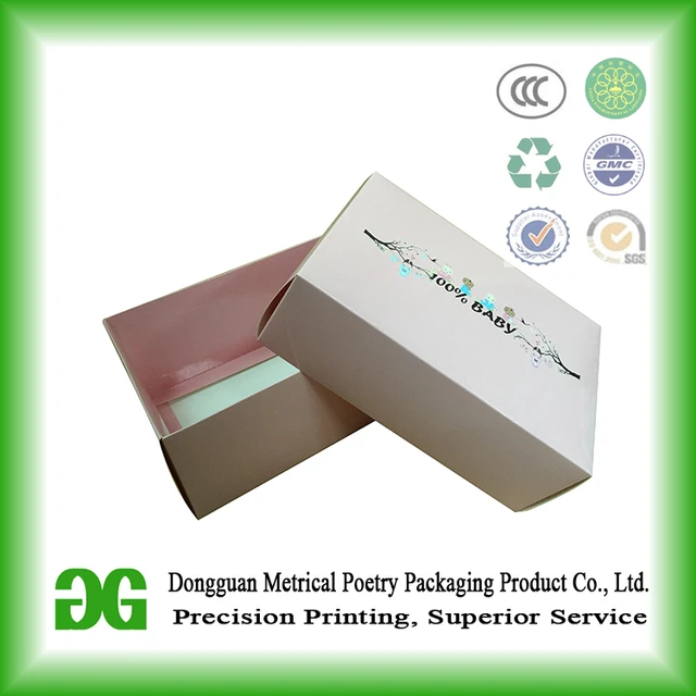 packing gift shoes clothes paper box, paper box packaging for
