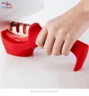 3 Stages (Diamond & Tungsten steel & Ceramic) Sharpening Stone Household kitchen Knife Sharpener