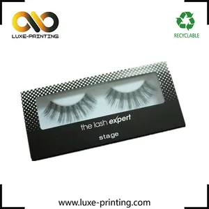 free design custom cute cardboard false eyelash packaging box