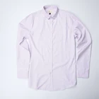 Nyxsoe Men's Slim-fit Long-Sleeve Pinstripe Chambray Shirt