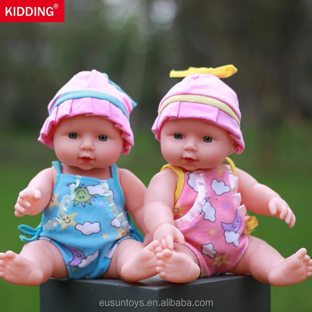 reborn naked baby doll customized material and sound silicone