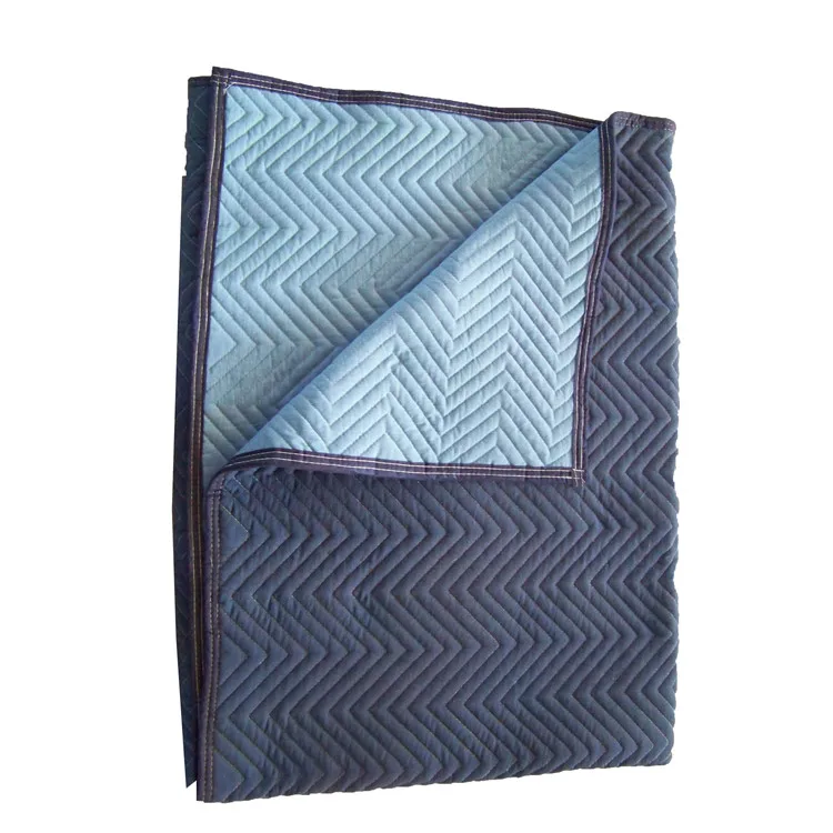 72 x 80 inches Poly cotton fabric quilted moving furniture pads blanket