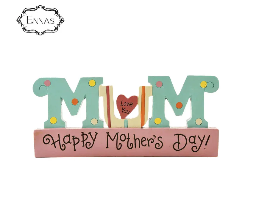Resin Craft Handmade Models Words Decoration Beautiful Mom Gifts