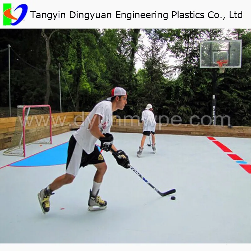 Plastic Skating Sheet/uhmwpe Portable Hockey Training Board/synthetic