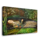 Replicate Famous Painting John Everett Millais Ophelia Canvas Print Picture Wall Art