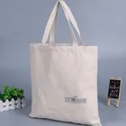 fashion washable custom eco cotton canvas tote bag with printing