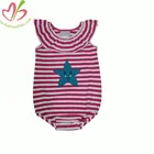 factory wholesale comfortable cotton newborn baby girl clothes girl's seastar bubble girl's seastar baby bodysuit