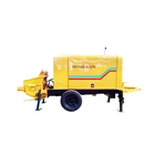 20m3/h mini stationary small concrete pump for sale in philippines HBTS20-8-37R with diesel engine