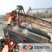 High quality water vibrating screen machine with CE certificate