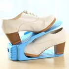 Hot Moden Plastic Shoe Rack, Adjustable Double-layer Shoe Rack, Shoe Rack Organizer