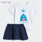 Summer children's sets casual short sleeve girls clothing sets