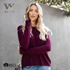 MOQ 2PCS eco-friend ladies cashmere top brand sweaters with zipper