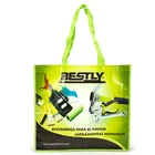 make your own folding pp woven tote shopping bags with logos