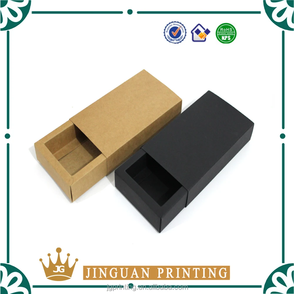 gift paper carton custom printing brown kraft box packaging