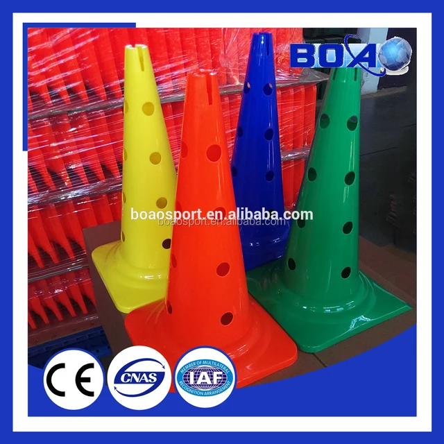 agility cones with holes